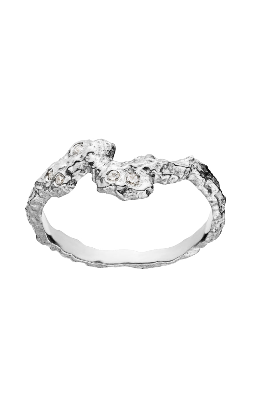 Silver Maanesten Ring Frida Colour - Maanesten Fingerringe  - 5715336100977
