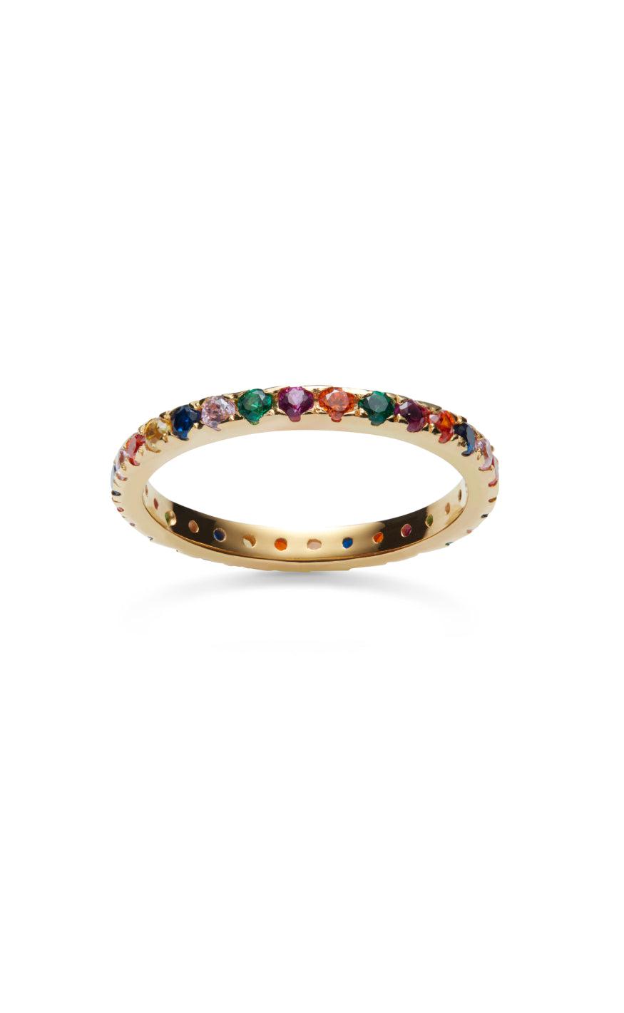 Gold Maanesten Ring Pari Colour - Maanesten Fingerringe  - 5715336002011