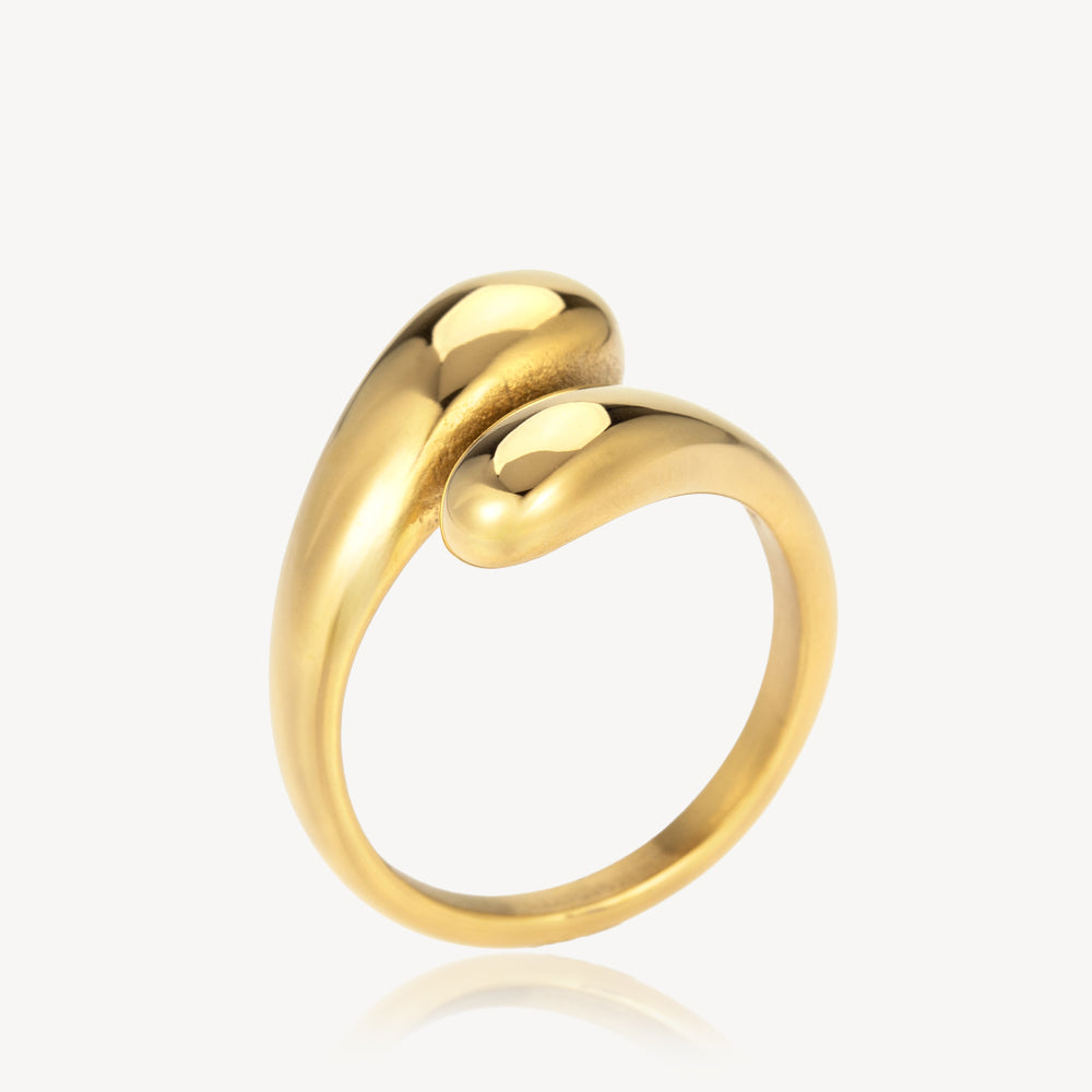 Guld Drops Ring Forgyldt - Sistie2nd Fingerringe