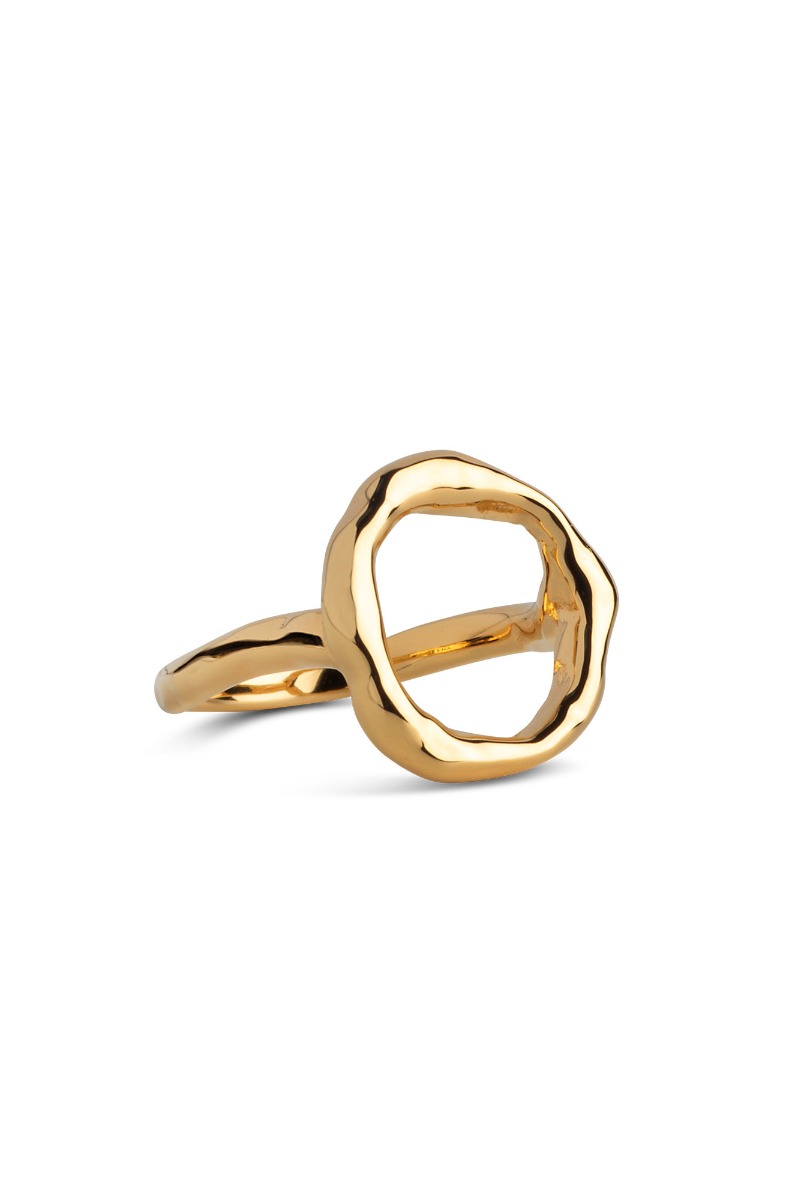Guld Enamel Ring Copenhagen Ring Miriam - Enamel Fingerringe  - 5714274033507