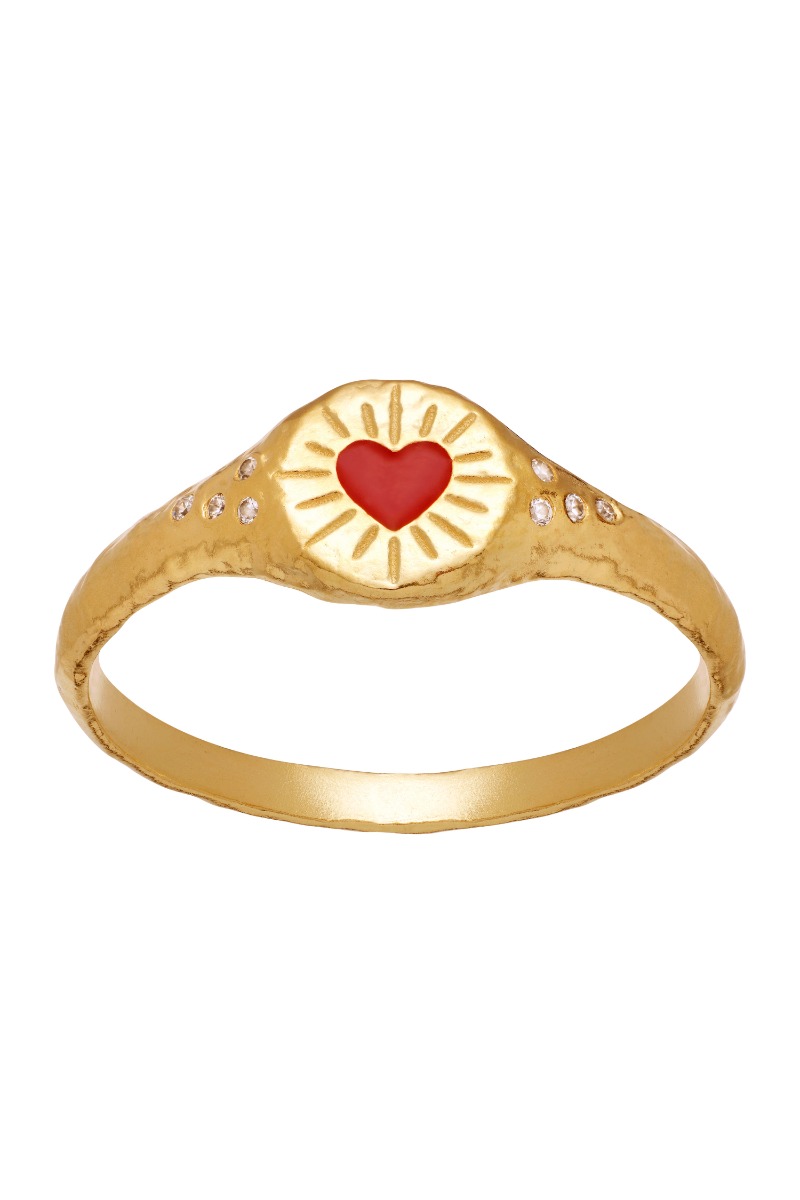 Guld Maanesten Ring Hayali Ring - Maanesten Fingerringe  - 5715336013024