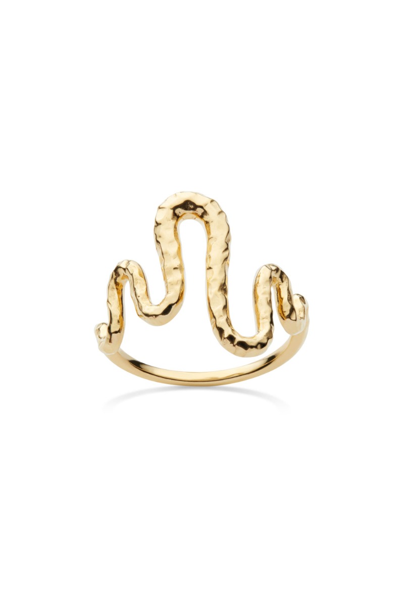 Guld Maanesten Ring Viva Ring - Maanesten Fingerringe  - 5715336059428