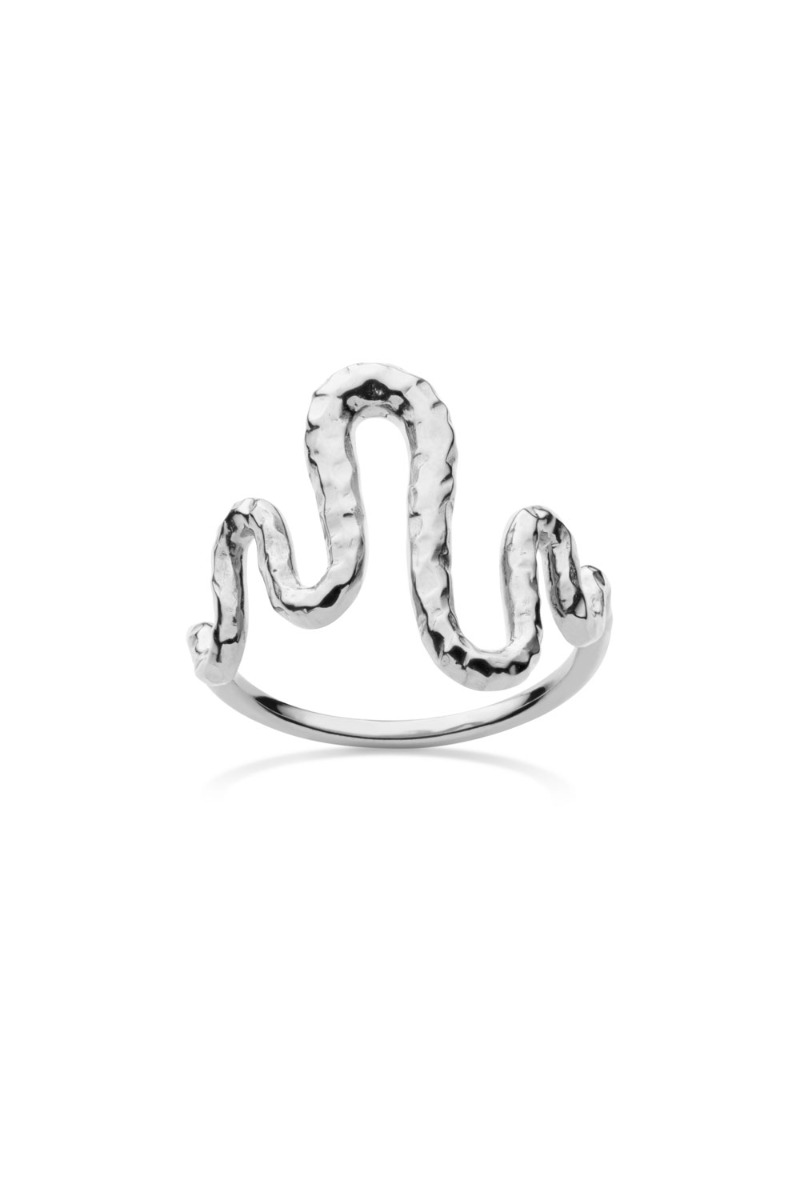 Sølv Maanesten Ring Viva Ring - Maanesten Fingerringe  - 5715336059343