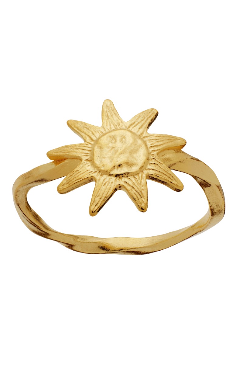Guld Maanesten Ring Sonja Ring - Maanesten Fingerringe  - 5715336015530