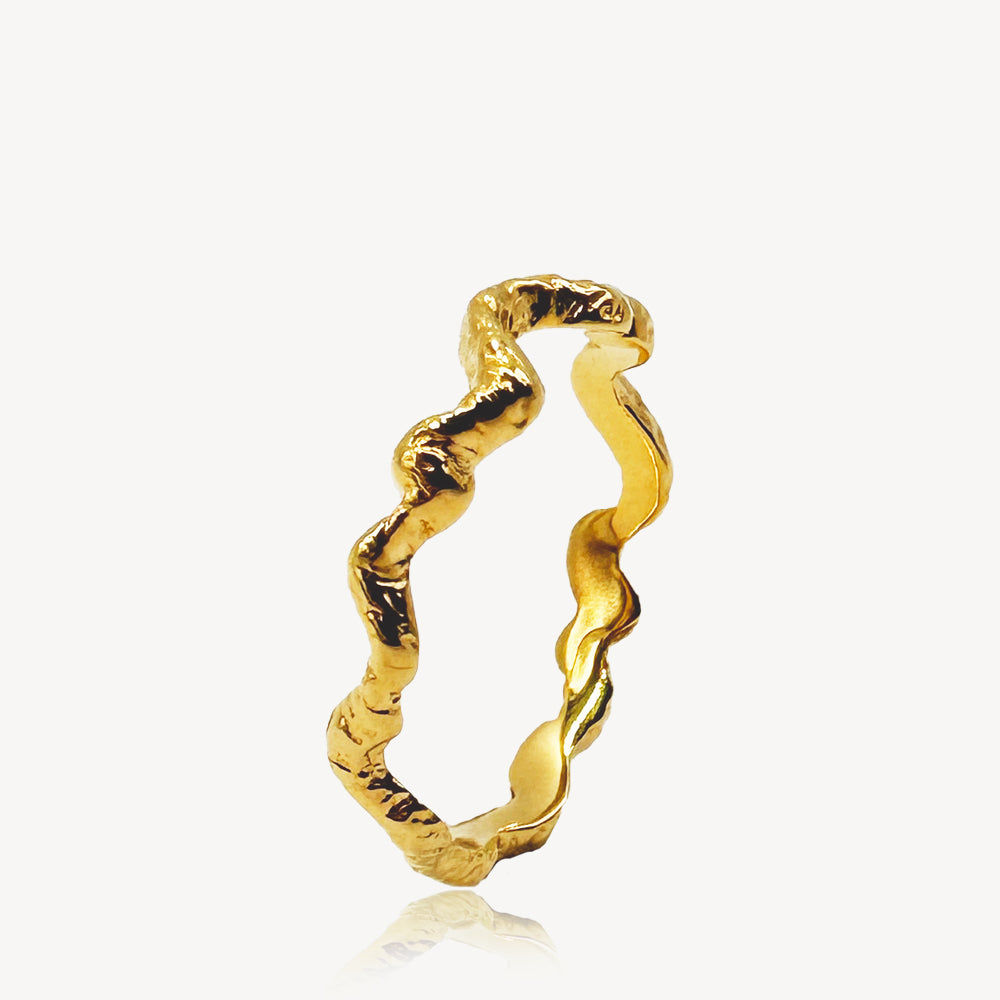 Rosa Ring Forgyldt - Sistie Fingerringe