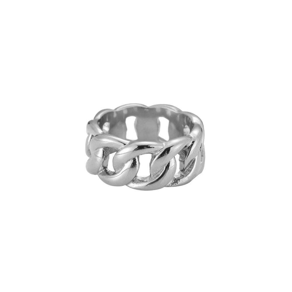 Wide Lock Ring - Lillyrose Fingerringe