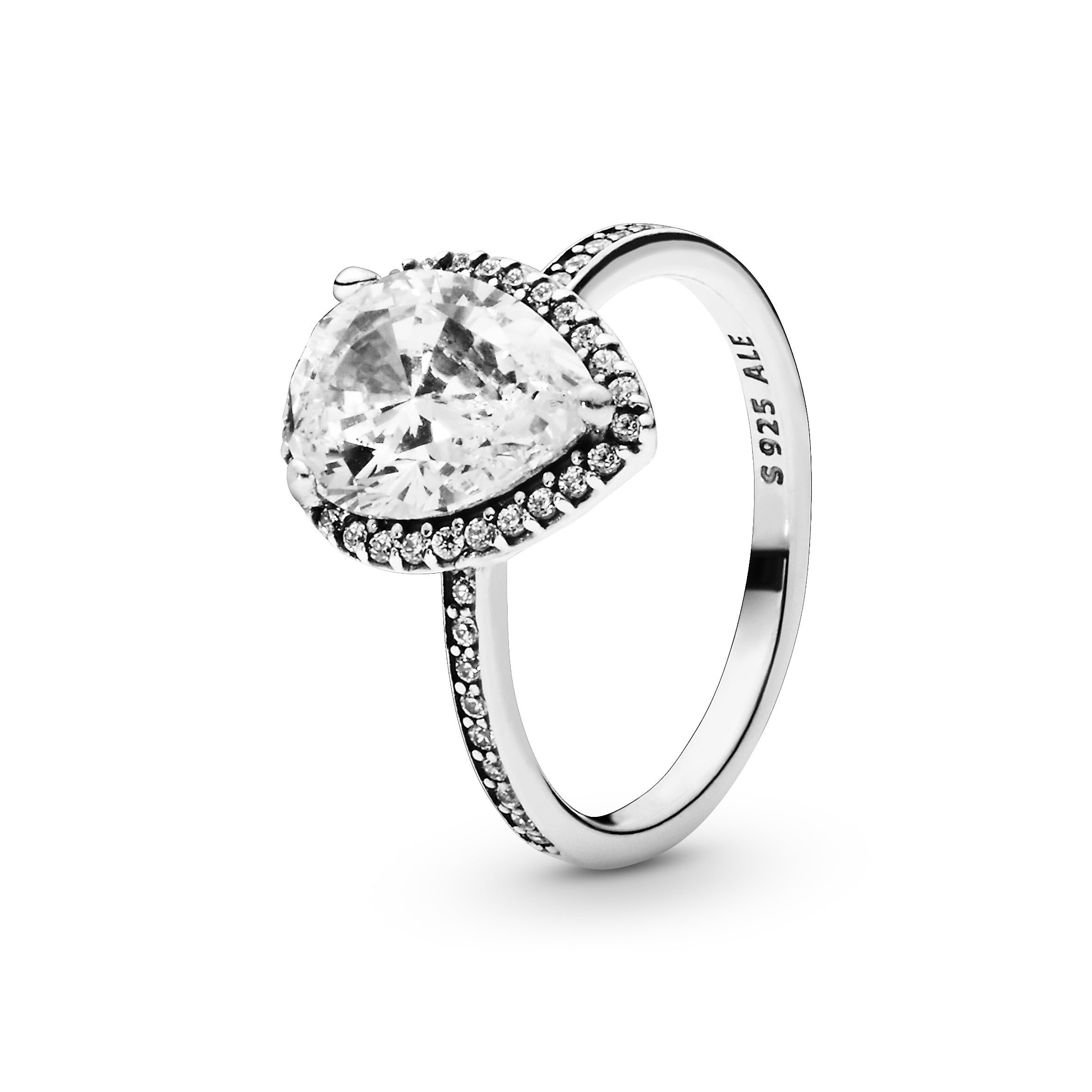196251cz Sølv Ring Med Sten Fra Pandora - Pandora Fingerringe  - 1233690096810