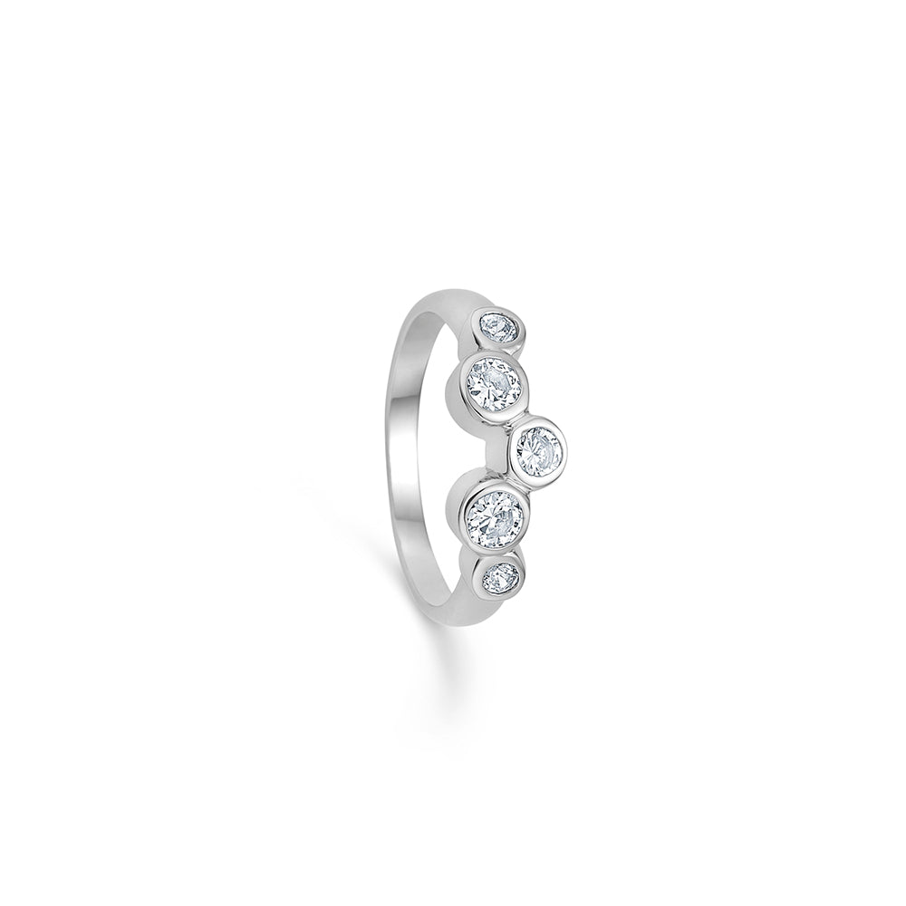 Sølv Ring Med Sten Fra Randers Sølv 248208 - Randers Sølv Fingerringe  - 1233690143903