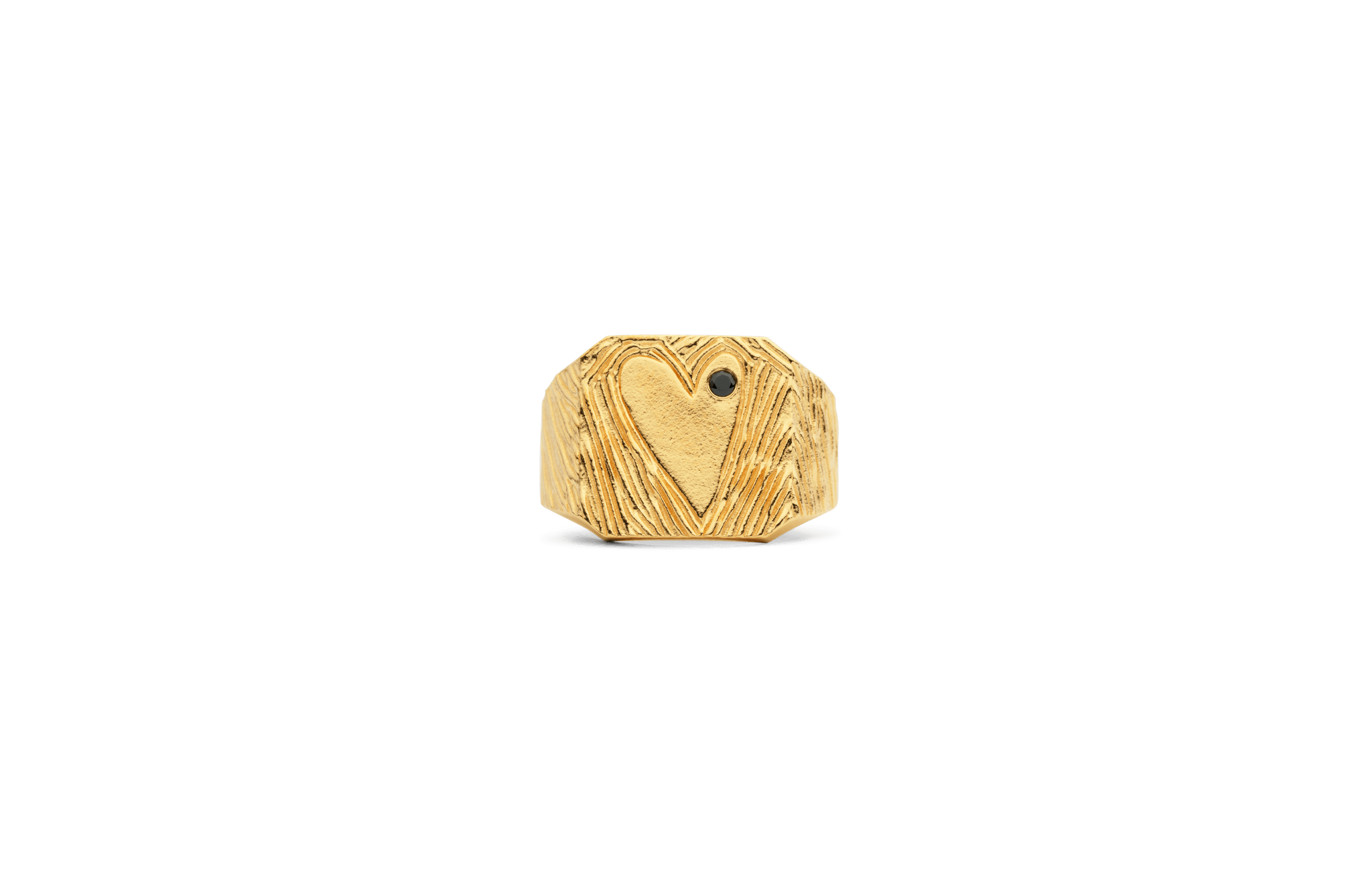 Guld Heart Box Ring - Ix Studios Fingerringe  - 5714534024665