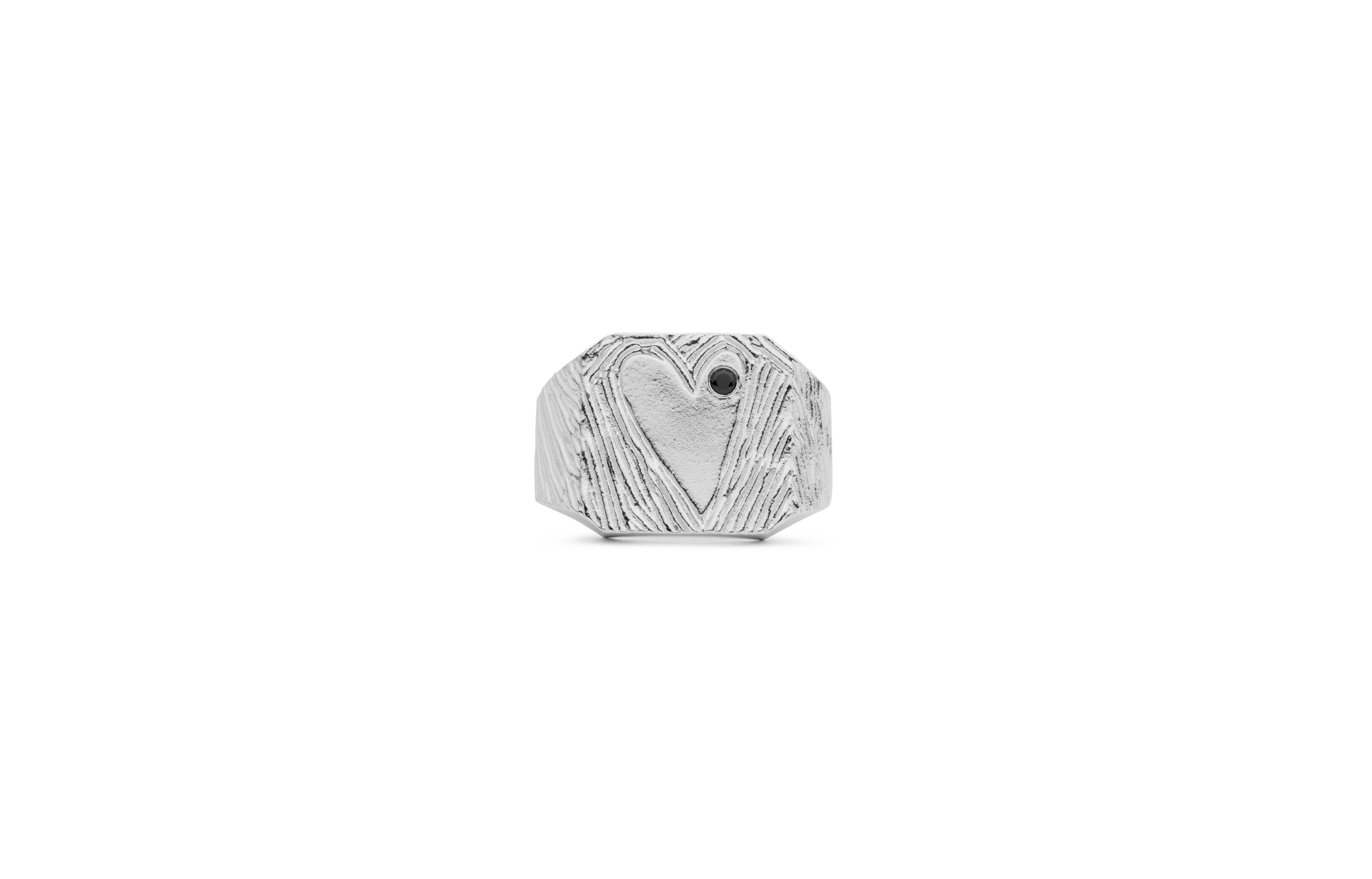Heart Box Ring Silver - Ix Studios Fingerringe  - 5714534024795