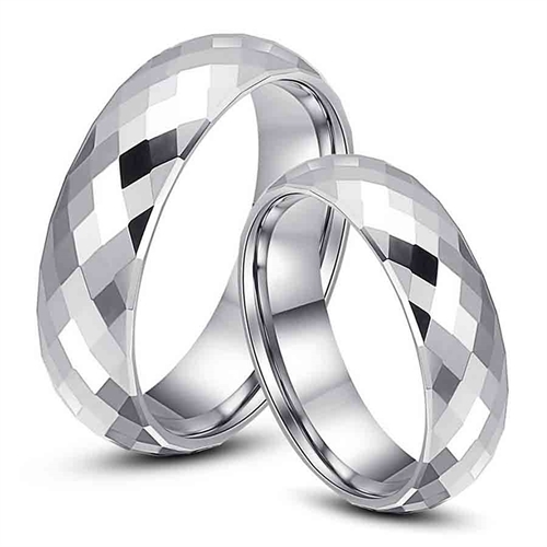 Erato Vielsesring Eller Forlovelsesring Tungsten - Vielsesringe