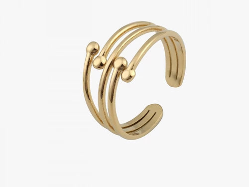 Multi Finger Ring Guld - Eternelle Paris Fingerringe