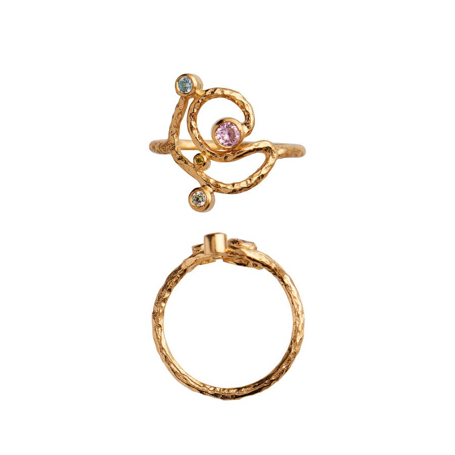 Twirly Candy Dots Ring - Stine A Fingerringe