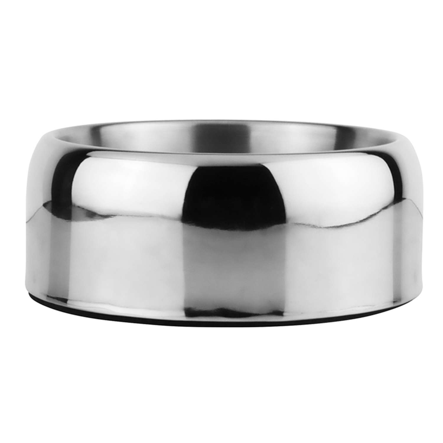 Rustfrit Stål Skål Zarif Double Walled Med Gummi Ring 950 - Nobby Fingerringe  - 4033766738630