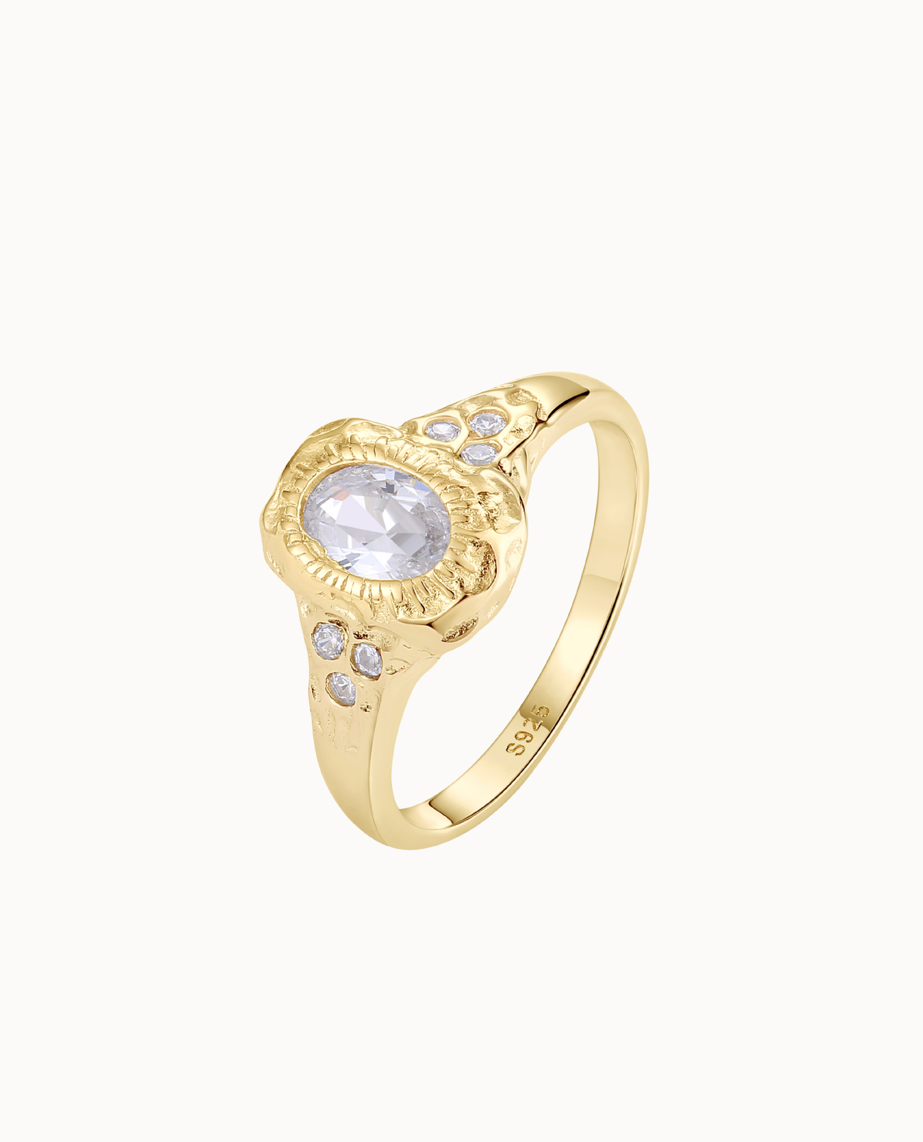 Atum Ring Forgyldt - Nava Copenhagen Fingerringe  - 05715461009404