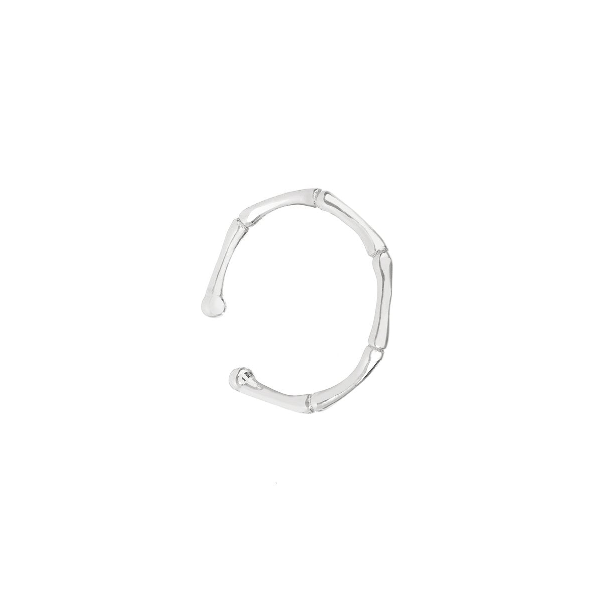 Tåring Ørering Fingerring Glamboo Onesize Regulerbar Størrelse Sterling Sølv - Szhirley Fingerringe