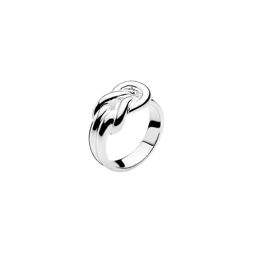 Sølv Råbåndsknob Ring Fra Lund Copenhagen 9077503 - Lund Fingerringe  - 1233690142722