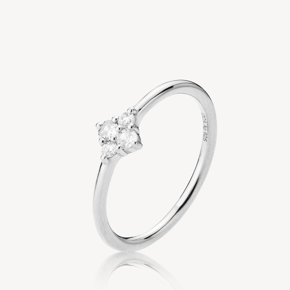 Angelina Ring Sølv - Izabel Camille Fingerringe  - 5710143107911