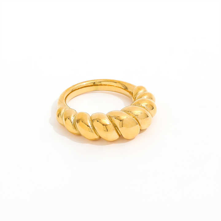 Blair Croissant Guldbelagt Ring - Lilu Studio Fingerringe