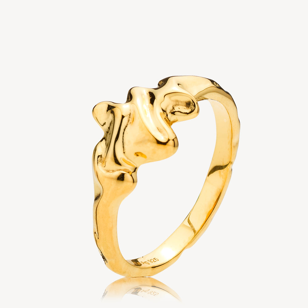 Guld Oceana Ring Forgyldt - Sistie Fingerringe